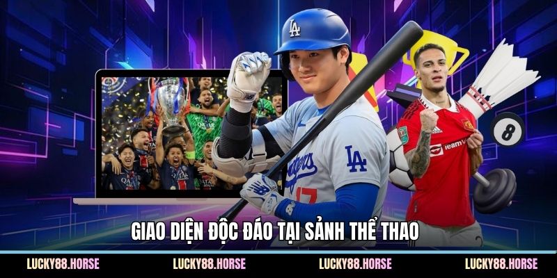 Giao diện độc đáo tại sảnh thể thao